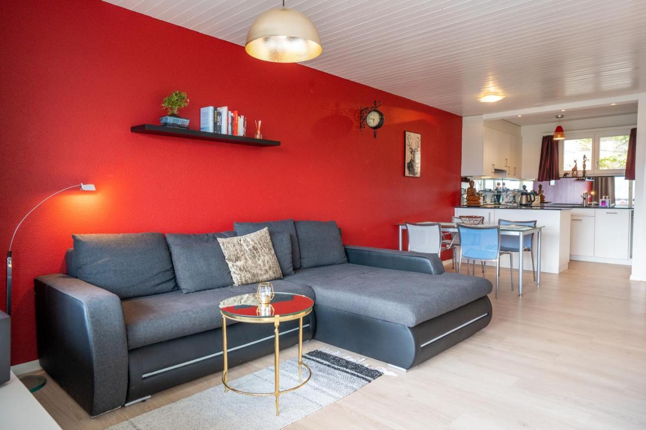 -Panorama-Bergblick- Dampfbad-Dusche Und Aussenbett Apartamento Flims Exterior foto